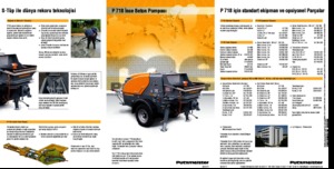 Стационарни бетонопомпи Putzmeister P 718 TD