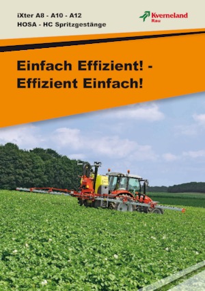 Монтируеми полеви пръскачки Kverneland iXter A12