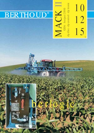 Монтируеми полеви пръскачки Berthoud Mack II 12