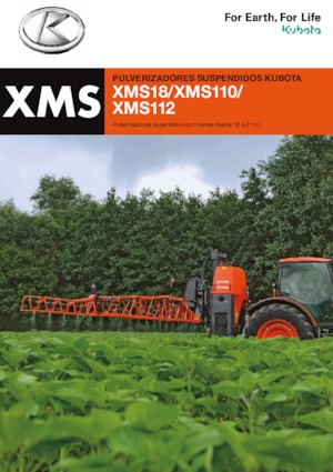 Монтируеми полеви пръскачки Kubota XMS108