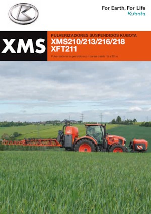 Монтируеми полеви пръскачки Kubota XMS213