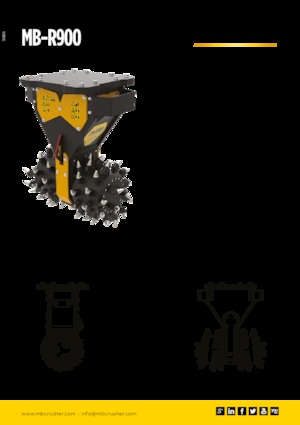 Монтируеми фрезови глави (хидр.) MB Crusher MB-R900
