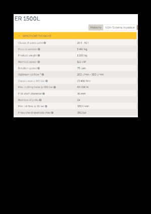Монтируеми фрезови глави (хидр.) Epiroc ER 1500L