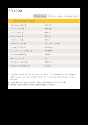 Монтируеми фрезови глави (хидр.) Epiroc ER 4000