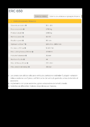 Монтируеми фрезови глави (хидр.) Epiroc ERC 650