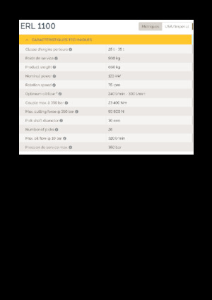 Монтируеми фрезови глави (хидр.) Epiroc ERL 1100