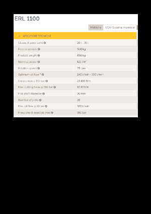 Монтируеми фрезови глави (хидр.) Epiroc ERL 1100