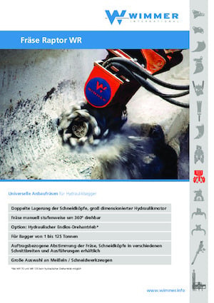 Монтируеми фрезови глави (хидр.) WIMMER WR40