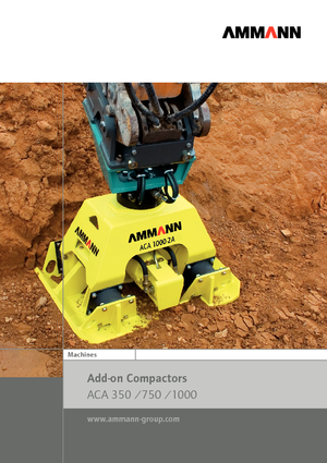 Монтируеми повърхностни вибратори Ammann ACA 1000