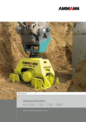 Монтируеми повърхностни вибратори Ammann ACA 350 R