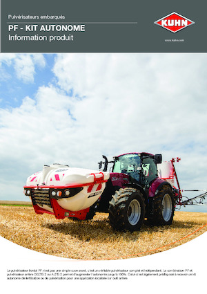 Монтируеми полеви пръскачки Kuhn PF Select