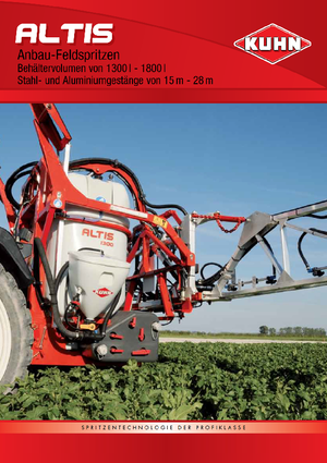 Монтируеми полеви пръскачки Kuhn Altis 1600
