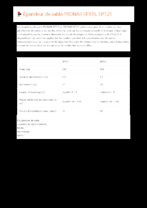 Монтирани разпределителни (разпръскващи) възли Pronar EPT 21