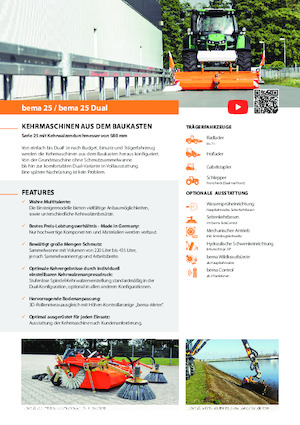 Монтирани машини за метене Bema 25/2300