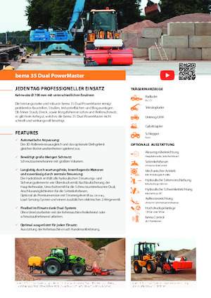 Монтирани машини за метене Bema 35 Dual 2050