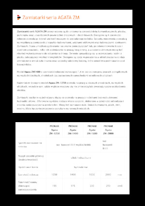 Монтирани машини за метене Pronar Agata ZM 2000