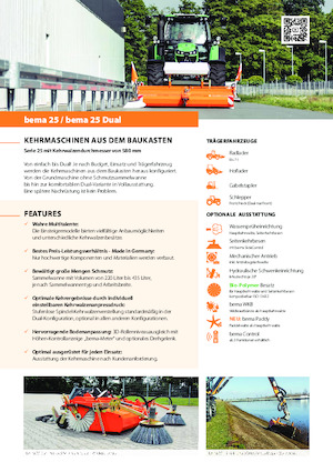 Монтирани машини за метене Bema bema 25