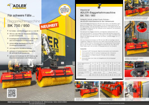 Монтирани машини за метене Adler BK 950-240