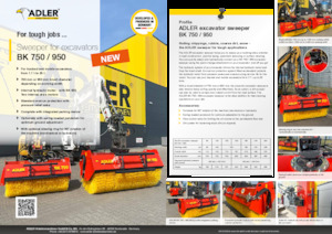 Монтирани машини за метене Adler BK 950-240