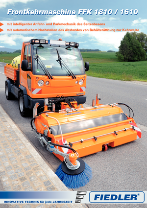 Монтирани машини за метене Fiedler FFK 1610