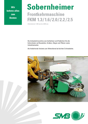 Монтирани машини за метене Sobernheimer FKM 2.0