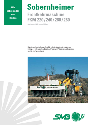 Монтирани машини за метене Sobernheimer FKM 240