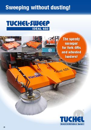 Монтирани машини за метене Tuchel Ideal 