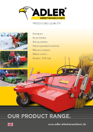 Монтирани машини за метене Adler K 750-270