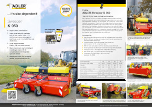 Монтирани машини за метене Adler K 950-360