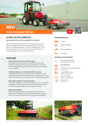 Монтирани машини за метене Bema Kommunal 450 Dual 1250