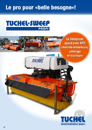 Монтирани машини за метене Tuchel Profi 260 Ø 600