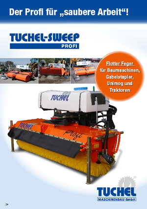 Монтирани машини за метене Tuchel Profi 260 Ø 600