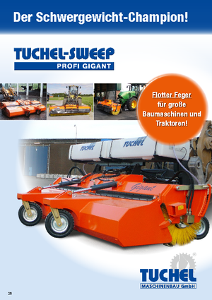 Монтирани машини за метене Tuchel Profi Gigant