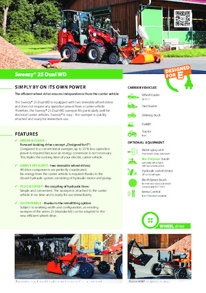 Монтирани машини за метене Bema Sweezy 25 Dual WD