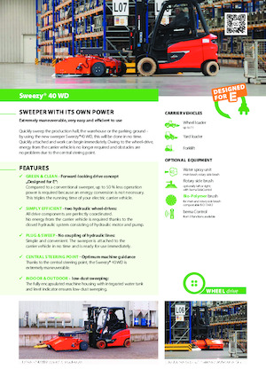 Монтирани машини за метене Bema Sweezy 40 WD