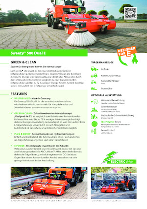 Монтирани машини за метене Bema Sweezy 580 Dual E