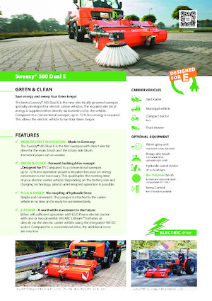 Монтирани машини за метене Bema Sweezy 580 Dual E