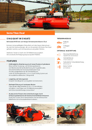 Монтирани машини за метене Bema Titan Dual 3250
