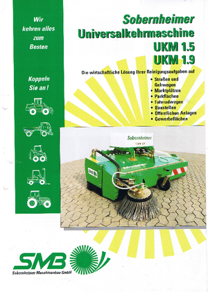 Монтирани машини за метене Sobernheimer UKM 1.5
