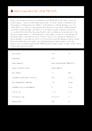 Монтирани машини за метене Pronar ZM-S 25