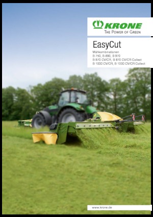 Комбиниран диск за косачка с кондиционер Krone EasyCut B 870 CR Collect 