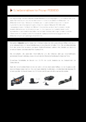 Комбинирани дискови косачки без кондиционер Pronar PDD 830