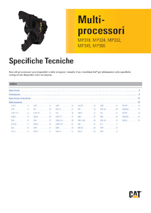 Мулти-процесори Caterpillar MP324D