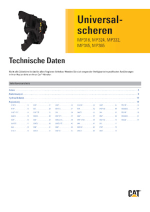Мулти-процесори Caterpillar MP324D