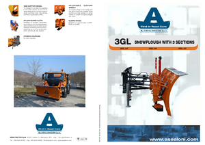 Многоостри снегорини Assaloni 3 GL 33*