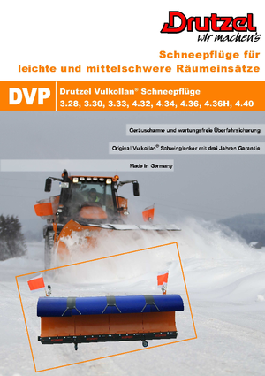 Многоостри снегорини Drutzel DVP 4.40