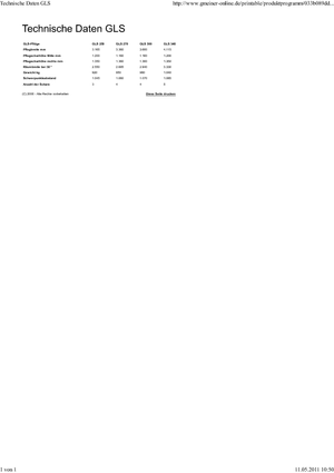 Многоостри снегорини Gmeiner GLS 270