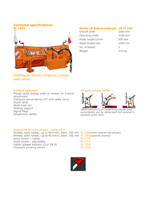 Многоостри снегорини Hydrac LB II 260