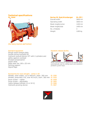 Многоостри снегорини Hydrac SL III 360