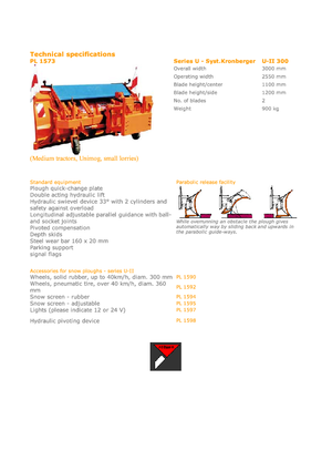 Многоостри снегорини Hydrac U II 320